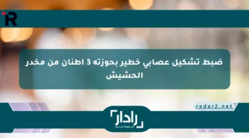 ضبط تشكيل عصابي خطير بحوزته 3 أطنان من مخدر الحشيش